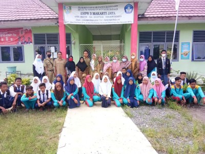 UPT SMAN 8 Banyuasin sedang di Smpn 4 Makarti Jaya.