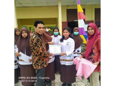 PEMBAGIAN HASIL BELAJAR SISWA SEMESTER GAZAL TAHUN 2020/2021