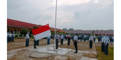 SMAN 1 MAKARTI JAYA LAKSANAKAN UPACARA PERINGATAN HARI SUMPAH PEMUDA KE 93