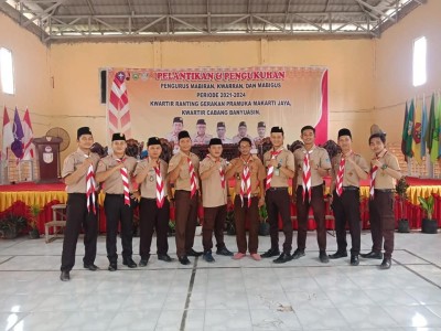 PELANTIKAN DAN PENGUKUHAN PENGURUS MABIRAN, KWARRAN, DAN MABIGUS GERAKAN PRAMUKA MAKARTI JAYA