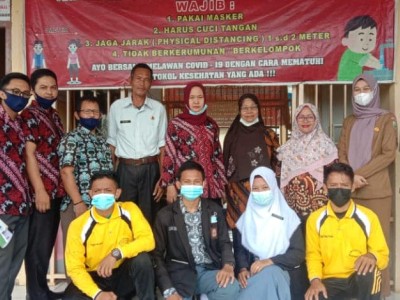 SOSIALISASI PPDB UPT SMAN 8 BANYUASIN TA 2021/2022 DI SMPN 1 MAKARTI JAYA 