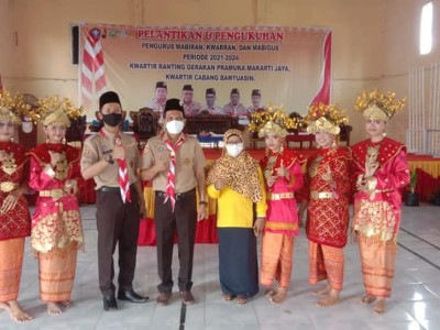 PELANTIKAN DAN PENGUKUHAN PENGURUS MABIRAN, KWARRAN, DAN MABIGUS GERAKAN PRAMUKA MAKARTI JAYA