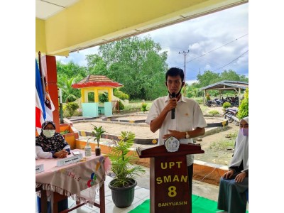 PERESMIAN NOMENKLATUR BARU UPT SMAN 8 BANYUASIN