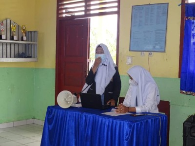 DEBAT CALON KETUA OSIS UPT SMAN 8 BANYUASIN MASA BAKTI 2021 2022
