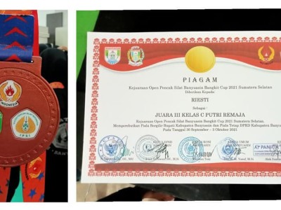 PRESTASI PENCAK SILAT SISWI SMAN 1 MAKARTI JAYA 