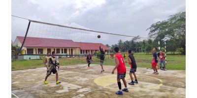SPARING VOLI UPT SMAN 8 BANYUASIN ERATKAN SILATURAHMI