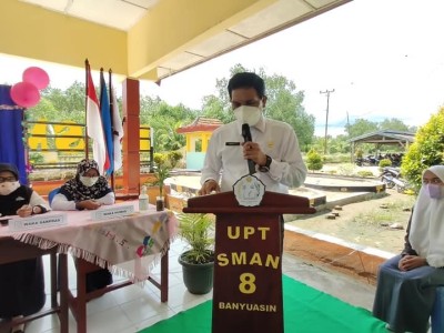 PERESMIAN NOMENKLATUR BARU UPT SMAN 8 BANYUASIN