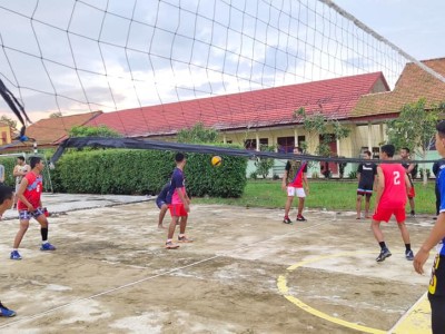 SPARING VOLI UPT SMAN 8 BANYUASIN ERATKAN SILATURAHMI