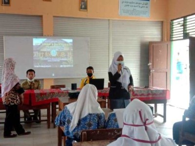 SOSIALISASI PPDB UPT SMAN 8 BANYUASIN TA 2021/2022 DI SMPN 1 MAKARTI JAYA 