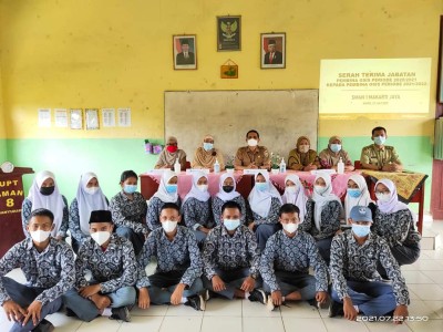 PELANTIKAN PEMBINA OSIS BARU UPT SMAN 8 BANYUASIN 