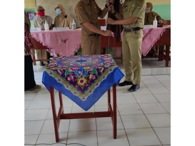 PELANTIKAN PEMBINA OSIS BARU UPT SMAN 8 BANYUASIN 