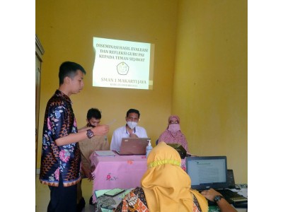 Diseminasi Hasil Evaluasi dan Refleksi Guru Pendidikan Agama Islam kepada Teman Sejawat SMAN 1 Makar
