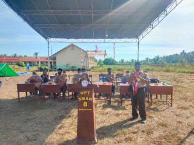 UPT SMAN 8 BANYUASIN ADAKAN PERKEMAHAN AKHIR TAHUN (PERATA) TA 2020/2021