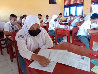 PELAKSANAAN PENILAIAN AKHIR TAHUN (PAT) UPT SMAN 8 BANYUASIN TA 2020/2021