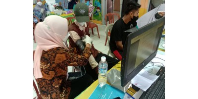 PELAKSANAAN VAKSINASI COVID-19 SISWA/I UPT SMAN 8 BANYUASIN