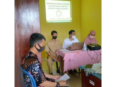 Diseminasi Hasil Evaluasi dan Refleksi Guru Pendidikan Agama Islam kepada Teman Sejawat SMAN 1 Makar