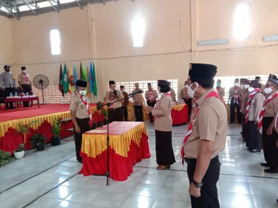 PELANTIKAN DAN PENGUKUHAN PENGURUS MABIRAN, KWARRAN, DAN MABIGUS GERAKAN PRAMUKA MAKARTI JAYA