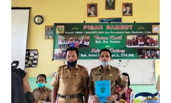 Pisah Sambut Kepala SMAN 1 Makarti Jaya