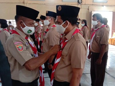 PELANTIKAN DAN PENGUKUHAN PENGURUS MABIRAN, KWARRAN, DAN MABIGUS GERAKAN PRAMUKA MAKARTI JAYA