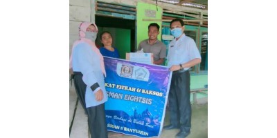 PENDISTRIBUSIAN ZAKAT FITRAH DAN BANSOS OLEH UPT SMAN 8 BANYUASIN