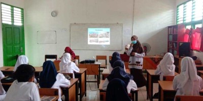 SOSIALISASI PPDB UPT SMAN 8 BANYUASIN TA 2021/2022 DI SMPN 1 MAKARTI JAYA 