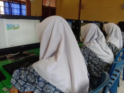 UPT SMAN 8 BANYUASIN GELAR SIMULASI AKM