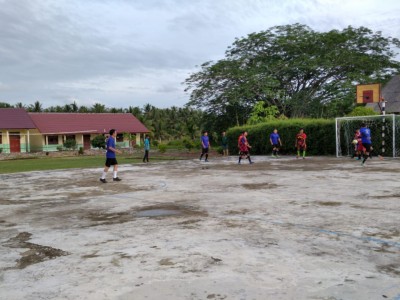 Laga Futsal Guru VS Siswa